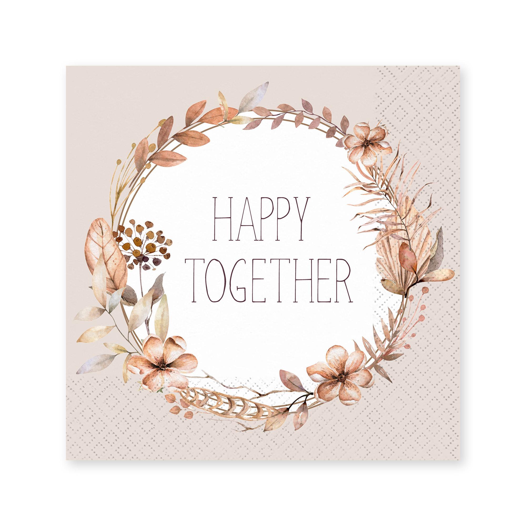 ATELIER Papierservietten, 20 Stück Happy Together