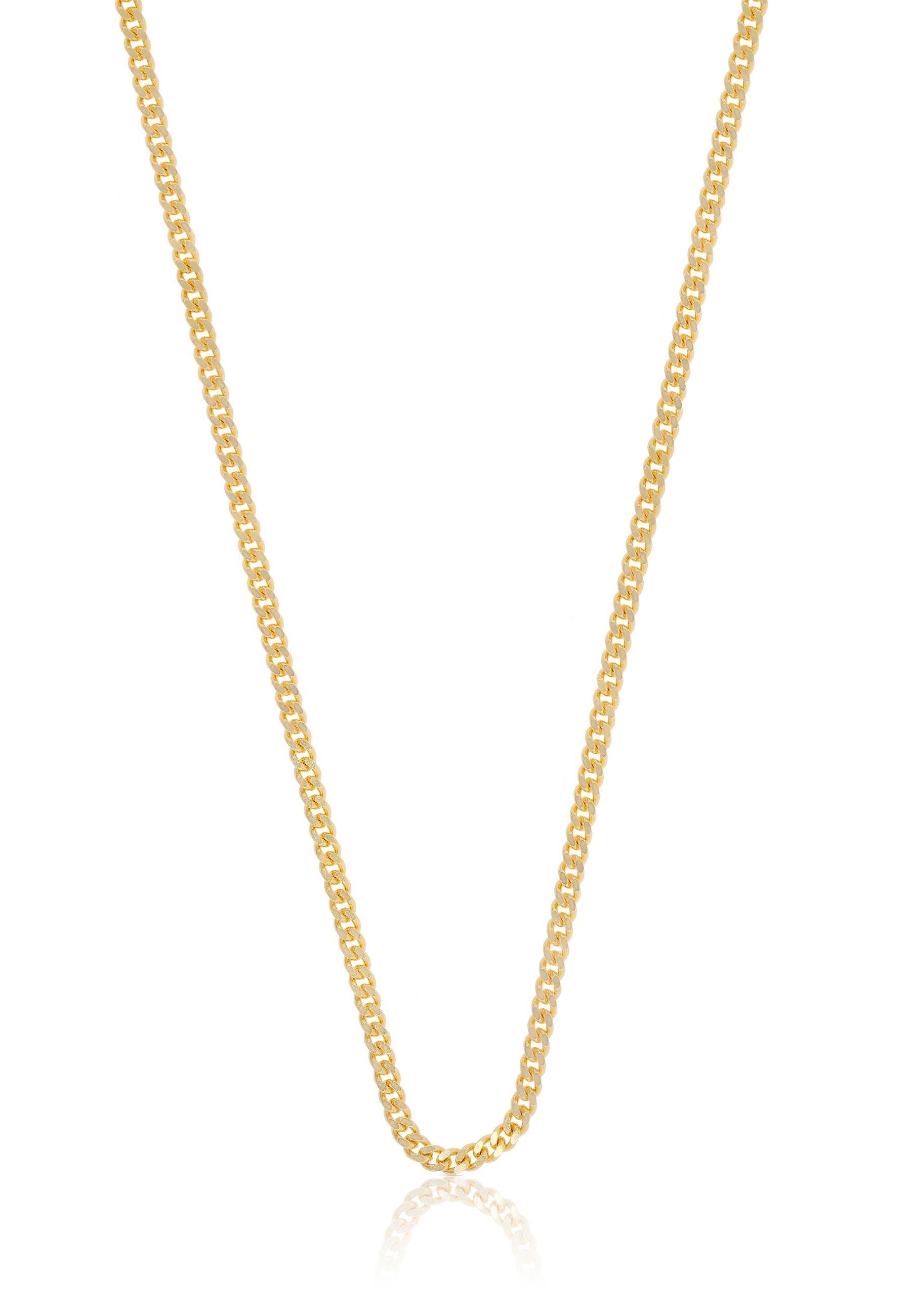 MUAU Schmuck Collier Panzer Gelbgold 750, 1.7mm, 40cm