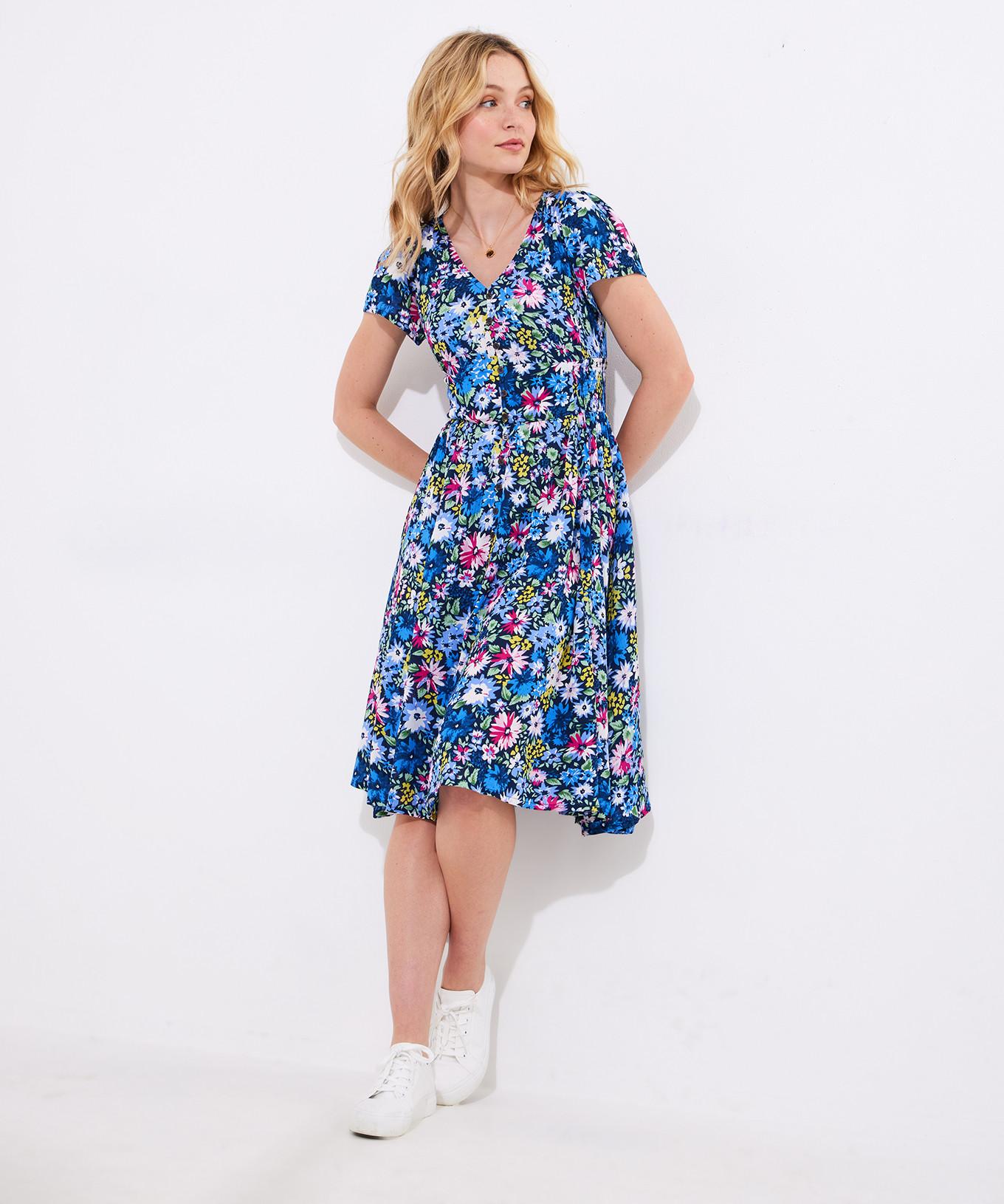 Joe Browns Florales Kleid mit geraffter Taille