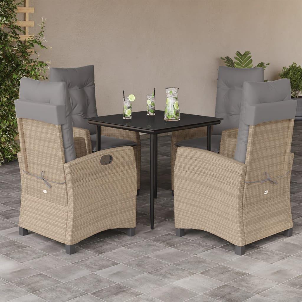 VidaXL Garten essgruppe poly-rattan