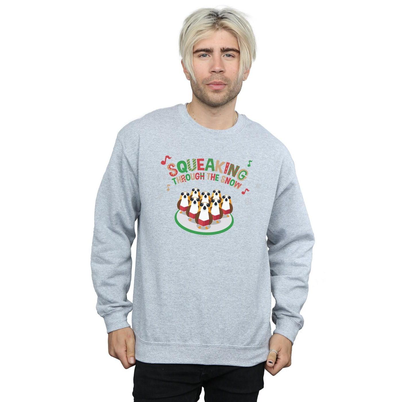 STAR WARS The Last Jedi Squeaking Rolling Through The Snow Sweatshirt