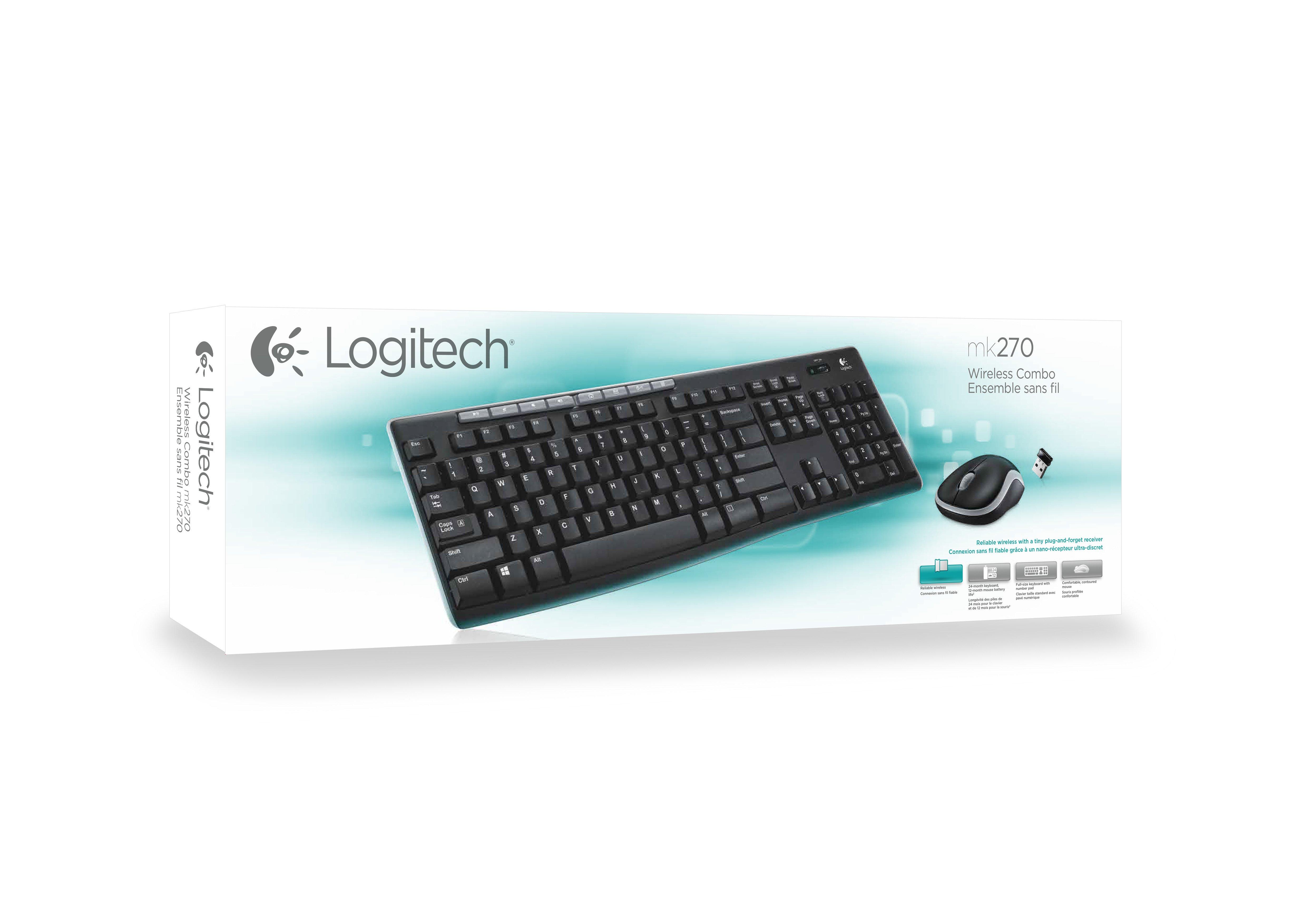 Logitech MK270 (UK, Kabellos)