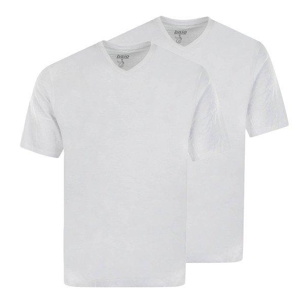 hajo V-Ausschnitt Kurzarm T-Shirt 2er Pack