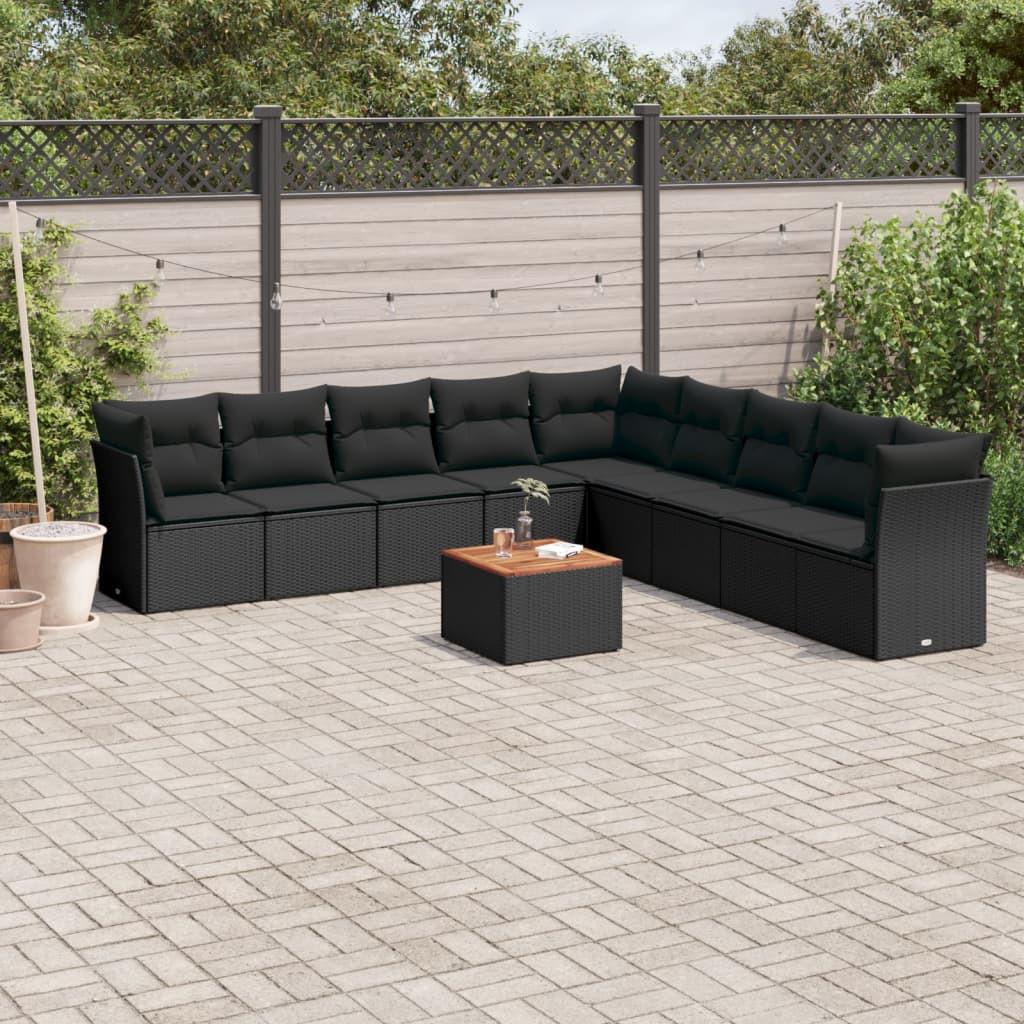 VidaXL Garten sofagarnitur poly-rattan