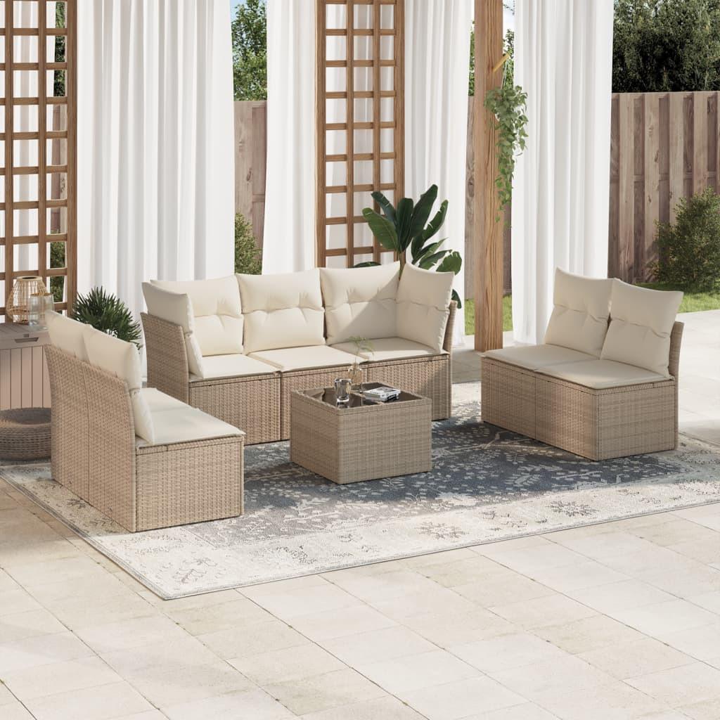 VidaXL Garten sofagarnitur poly-rattan