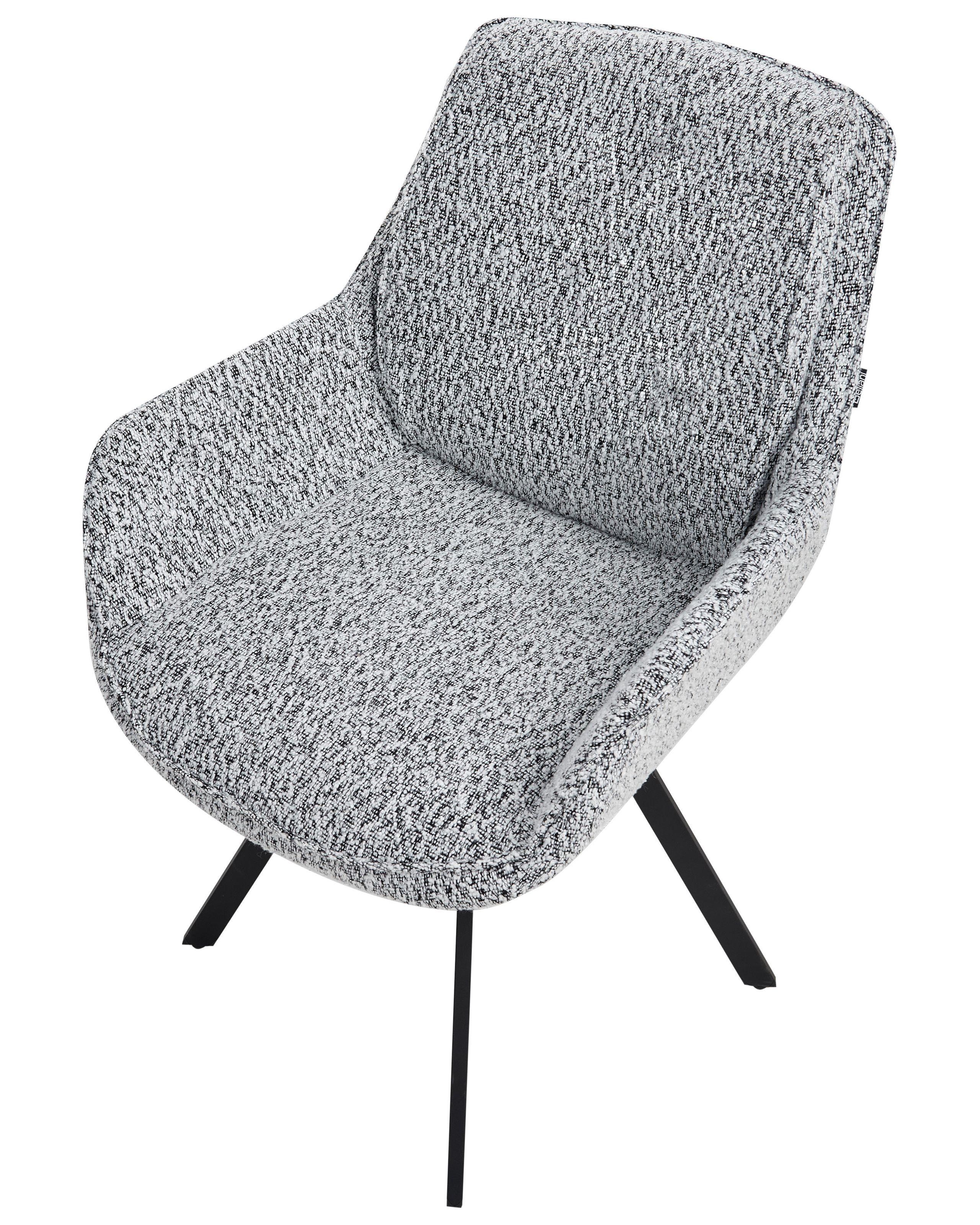 Beliani Esszimmerstuhl aus Bouclé Modern MARCELLUS