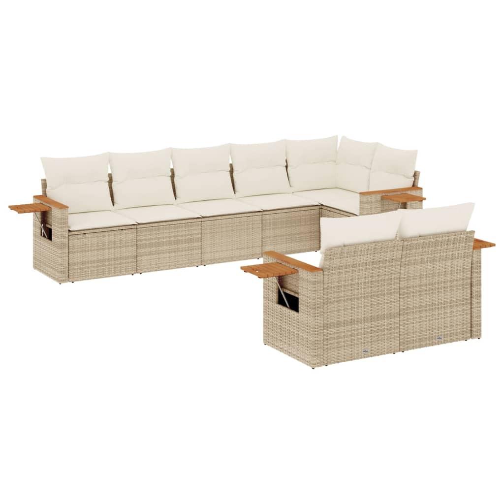 VidaXL Garten sofagarnitur poly-rattan