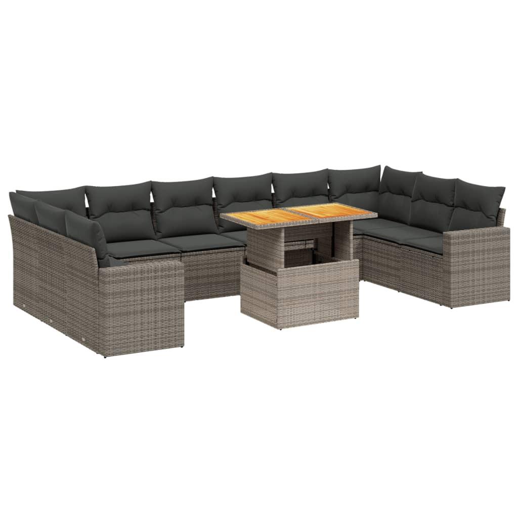 VidaXL Garten sofagarnitur poly-rattan