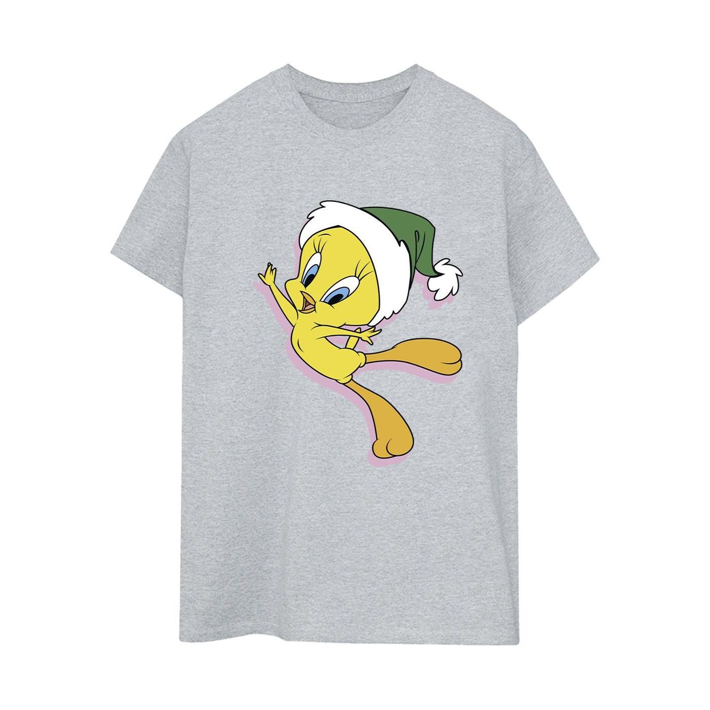 LOONEY TUNES Tweety Bird Weihnachtsmütze T-Shirt