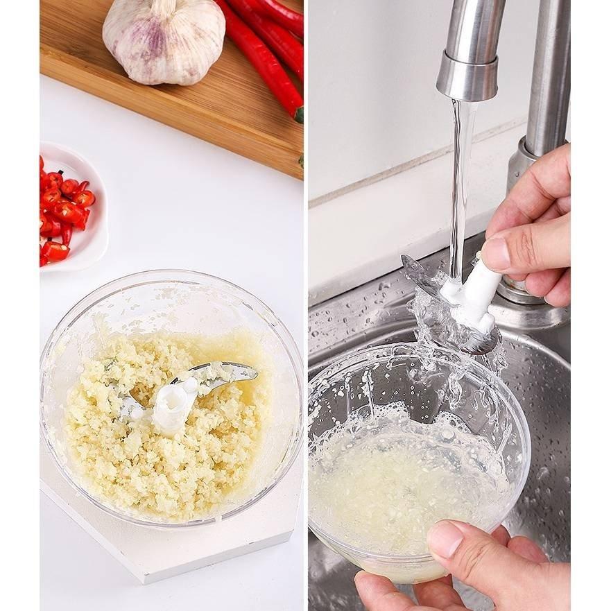Northio Manuelle Küchenmaschine – 6 verschiedene Zubehörteile – 900 ml