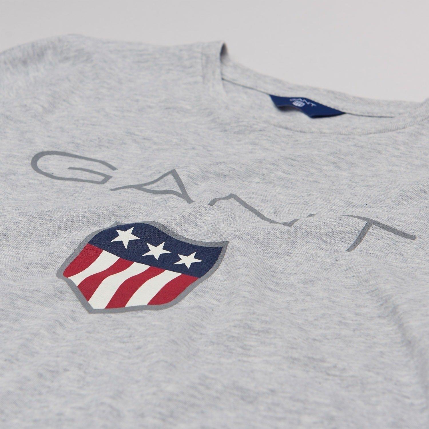 GANT T-Shirt Bequem sitzend-Shield Logo
