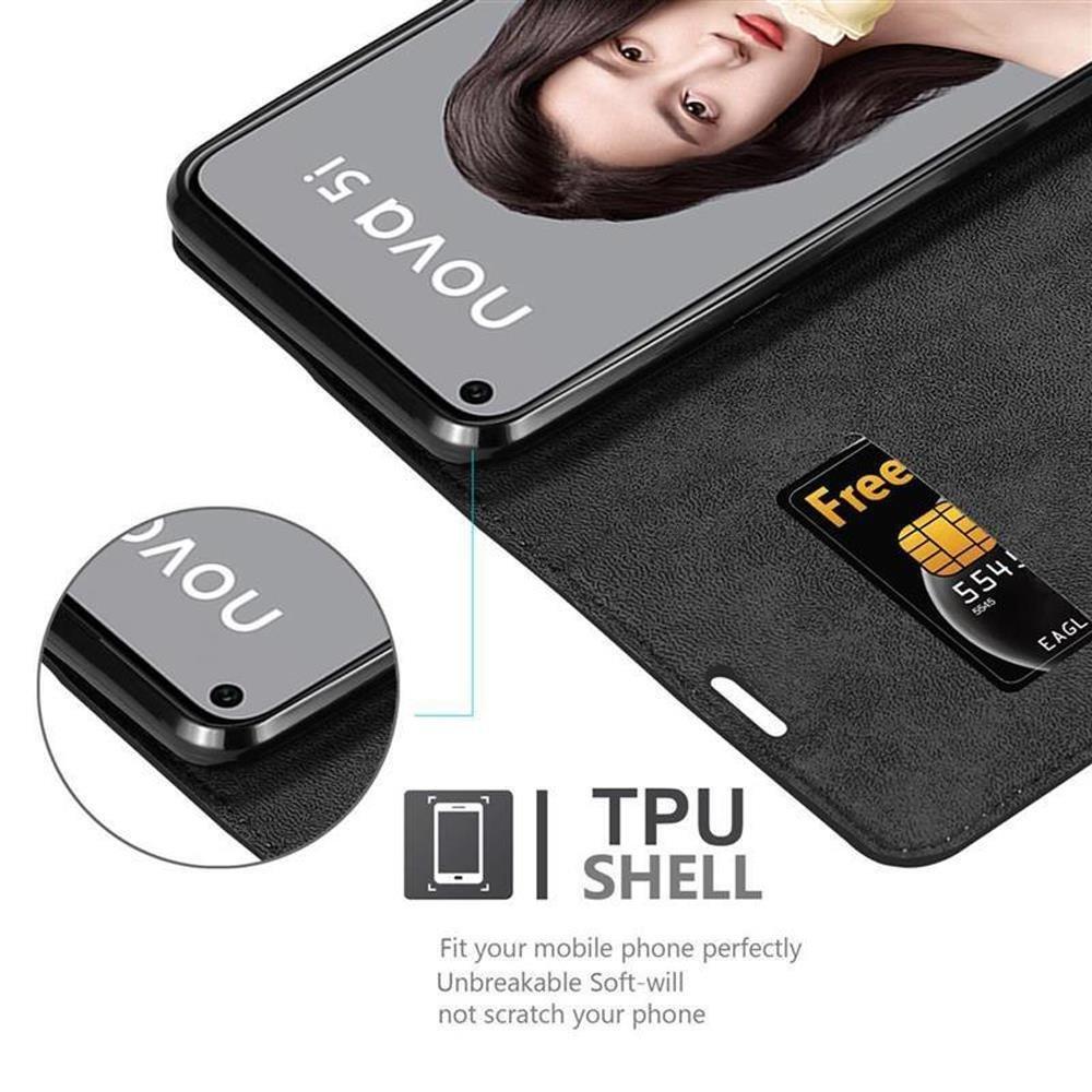 Cadorabo Hülle für Huawei NOVA 5i / P20 LITE 2019 Magnetverschluss, Kartenfach