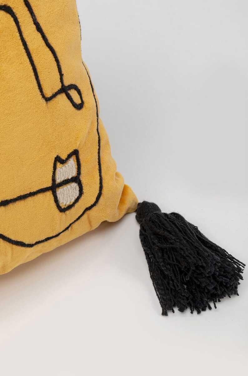 KARE Design Kissen Face Art 60x35