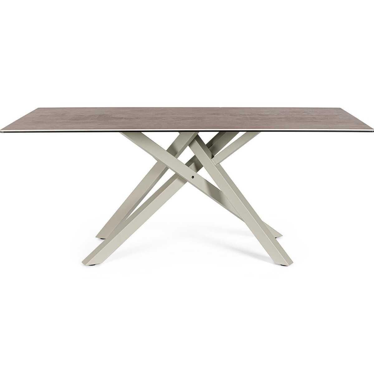 mutoni Tisch Sean taupe 180x90