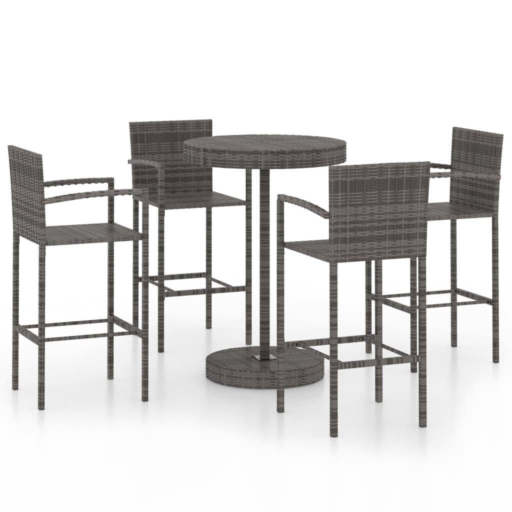 VidaXL Bar-set poly-rattan