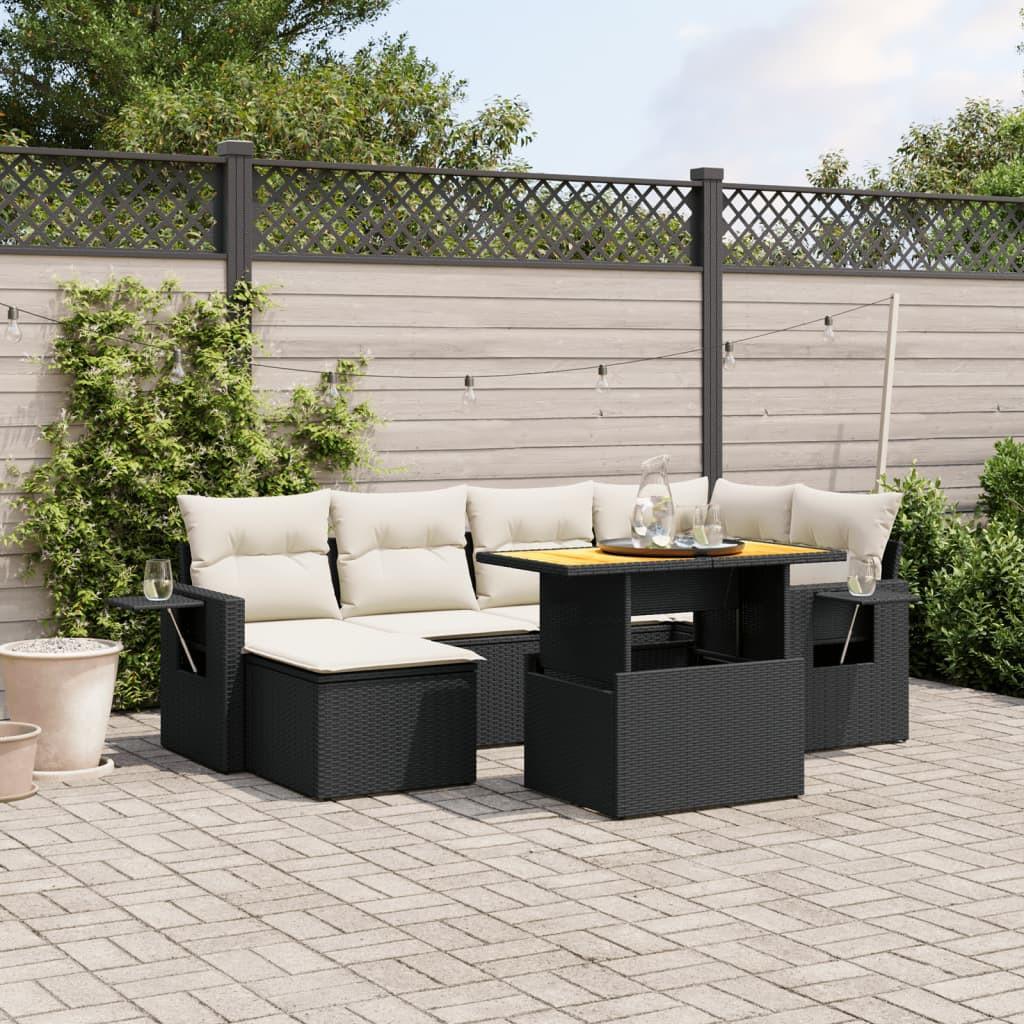 VidaXL Garten sofagarnitur poly-rattan