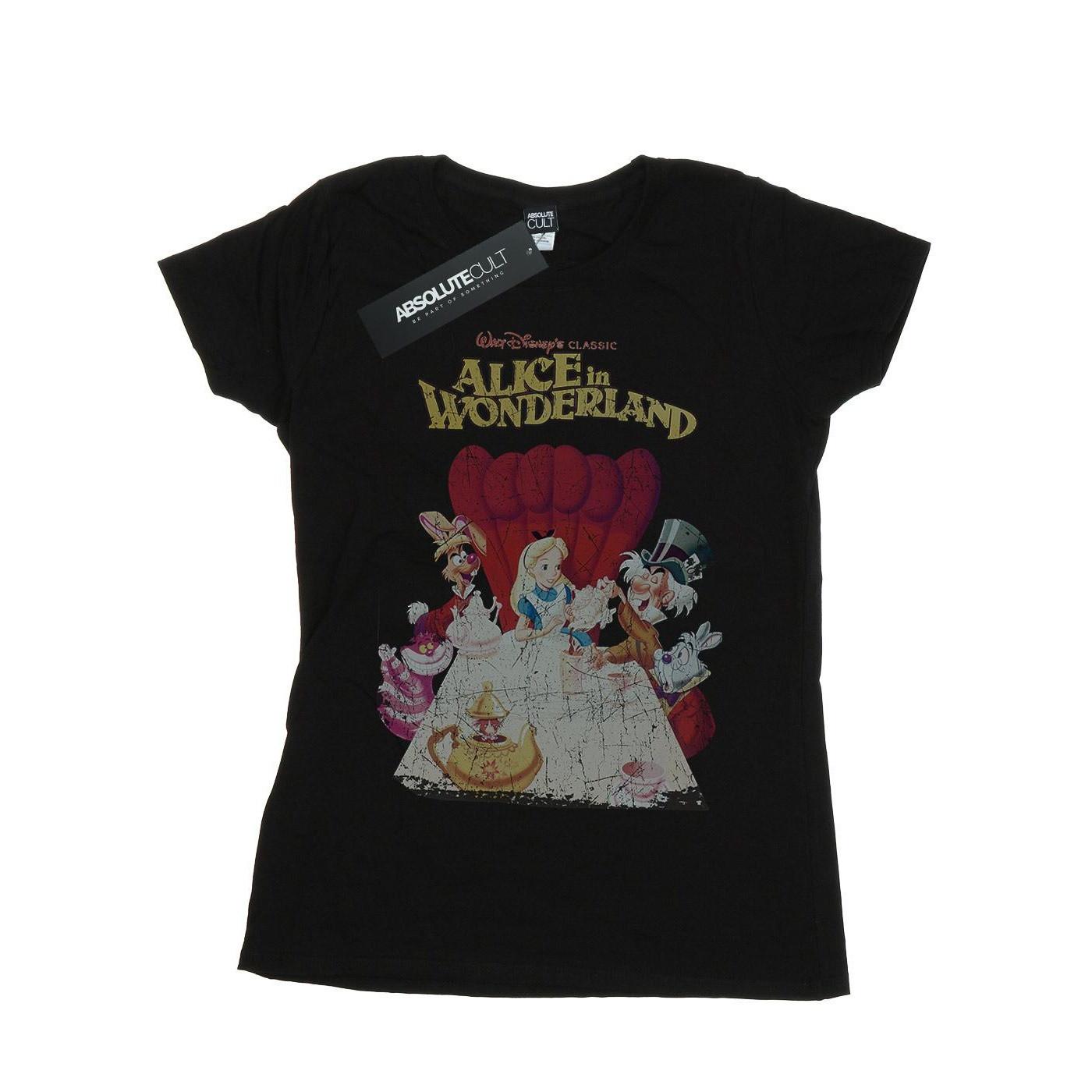 Disney Alice Im Wunderland Retro Poster T-Shirt