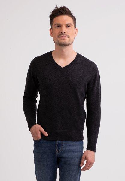 CASH-MERE.CH Kaschmir V-Ausschnitt Pullover