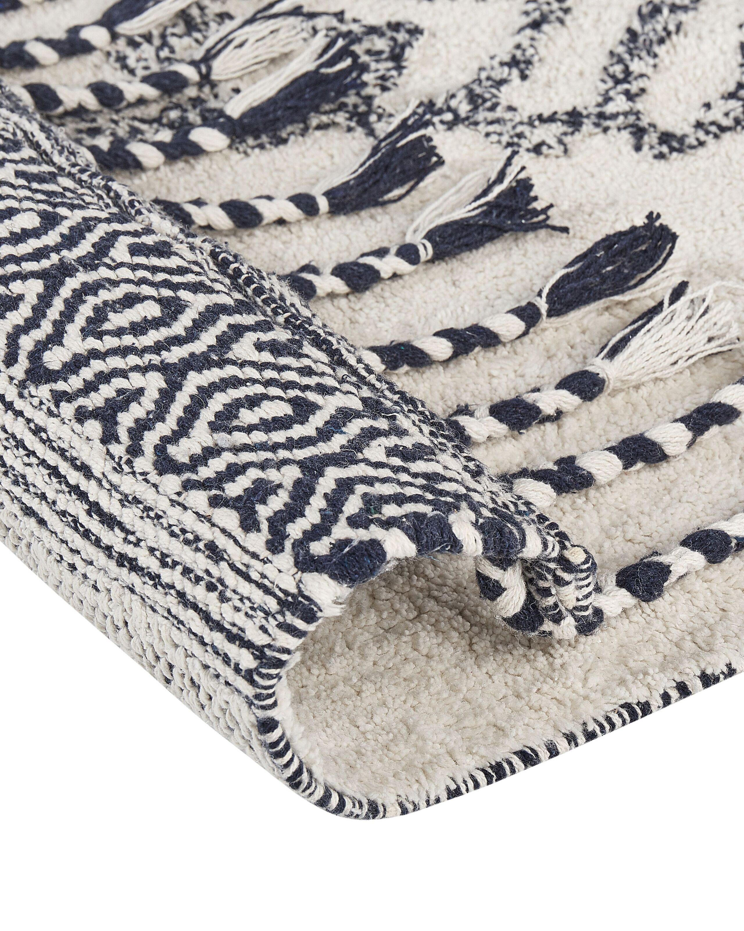 Beliani Teppich aus Baumwolle Boho ERAY