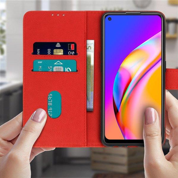 Avizar Chersterfield Hülle Oppo A94 5G Rot