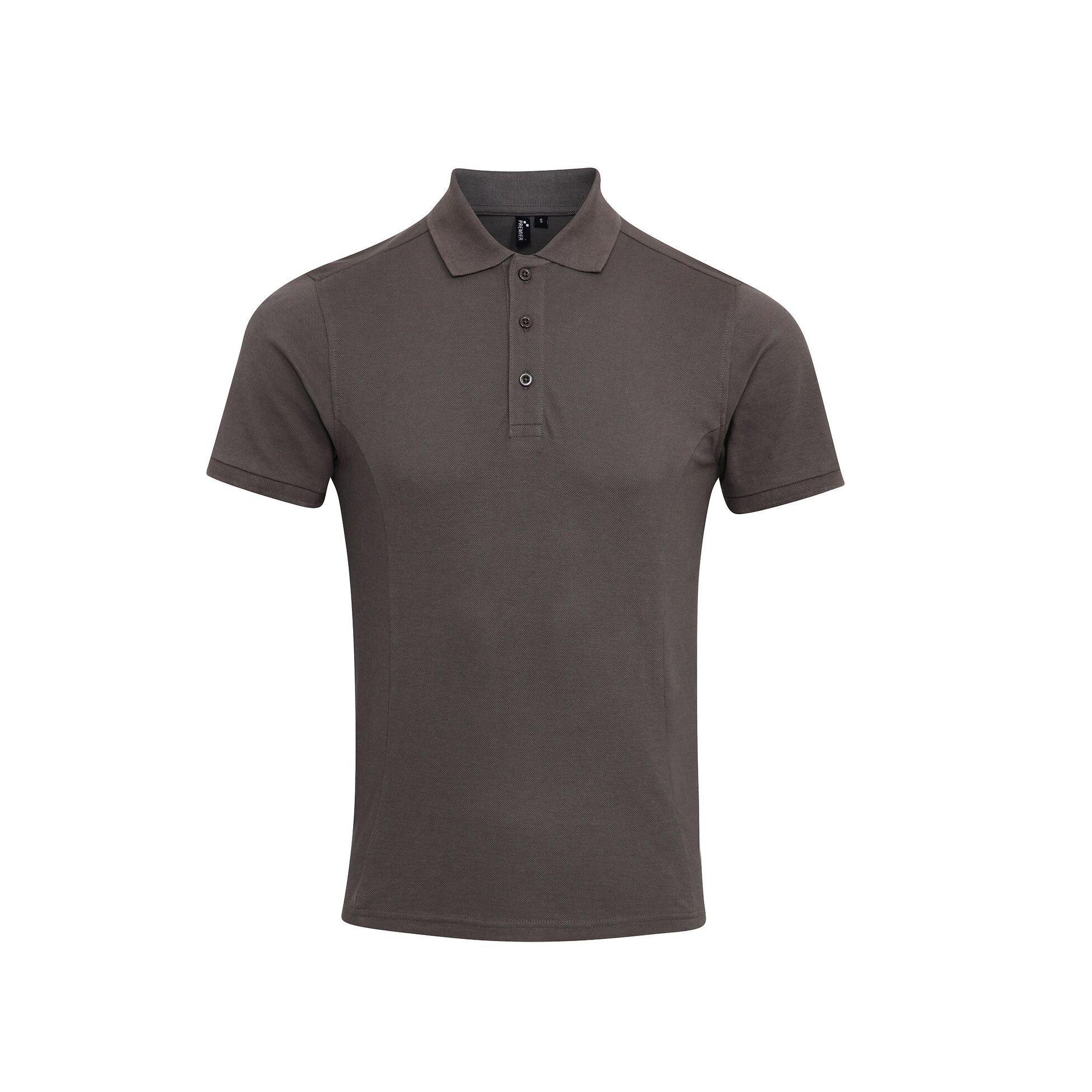 PREMIER Coolchecker Piqué Poloshirt mit CoolPlus