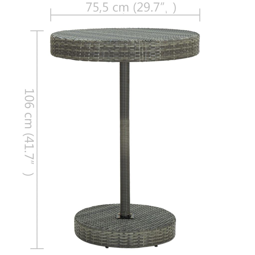 VidaXL Bar-set poly-rattan