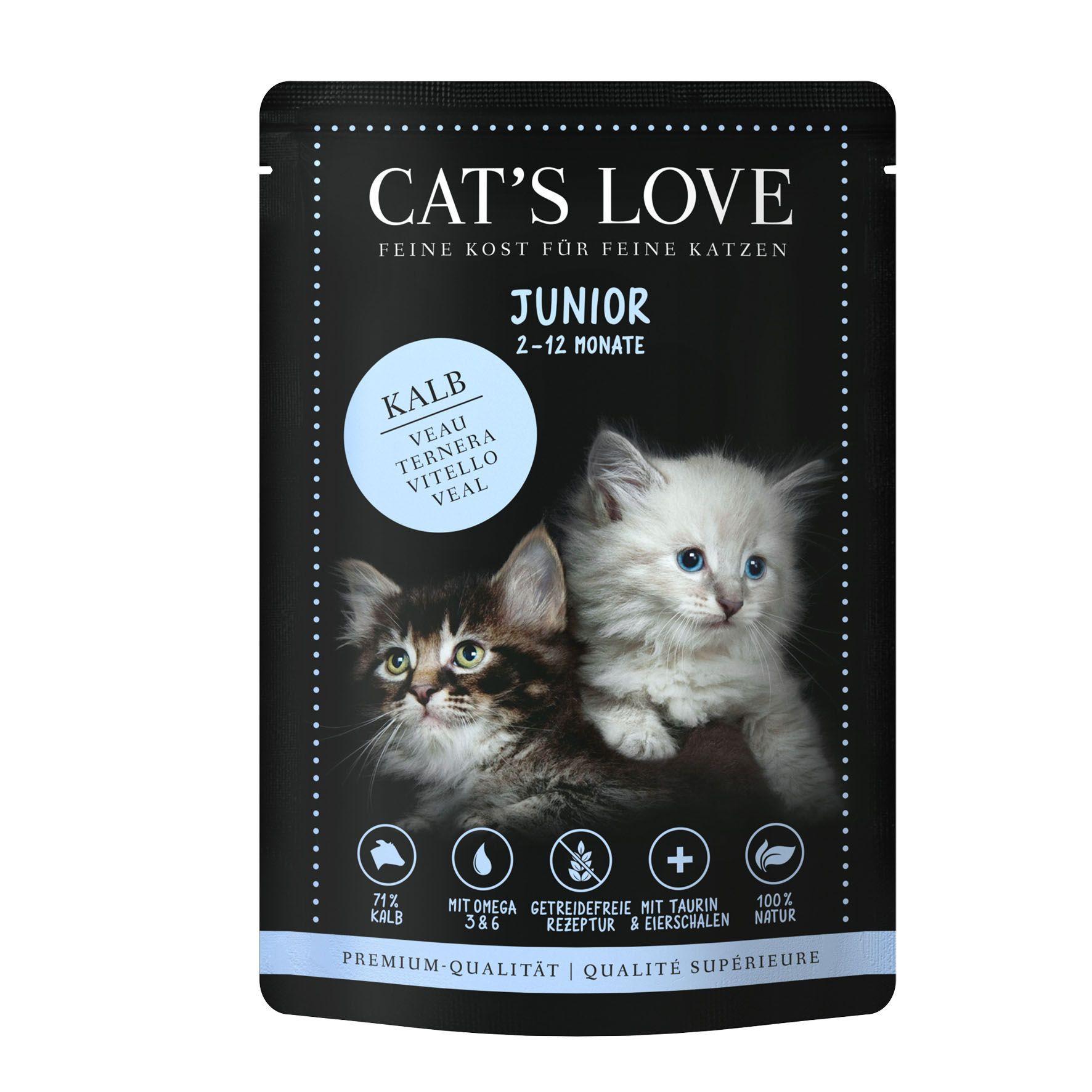 Cat's Love Junior kalb - Multipack