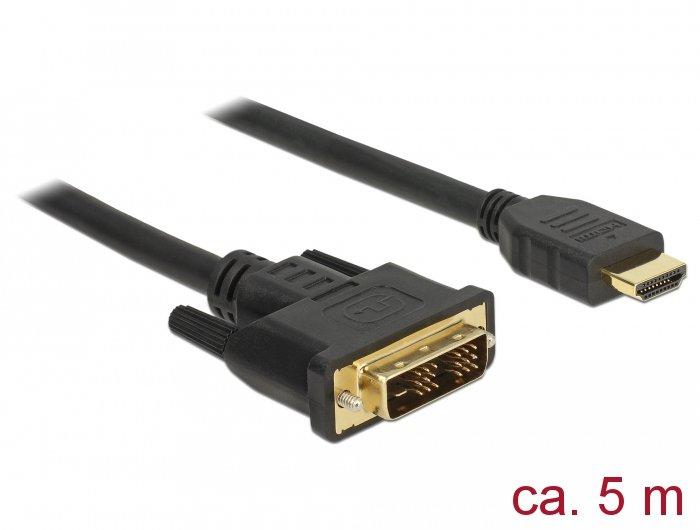 DeLock Kabel DVI-D - HDMI Typ A