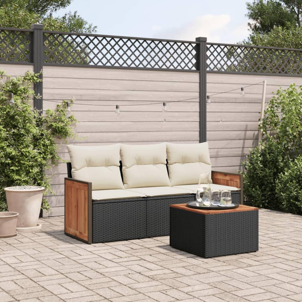 VidaXL Garten sofagarnitur poly-rattan