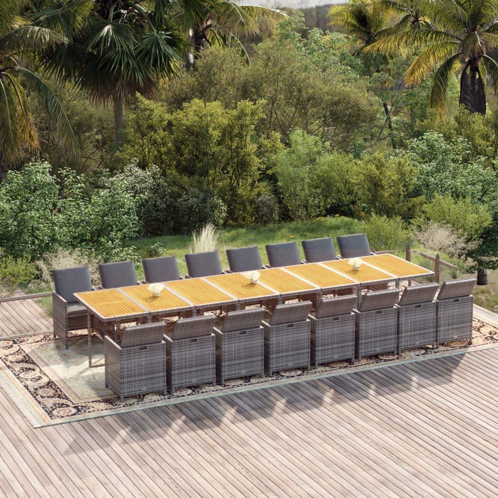 VidaXL Garten essgruppe poly-rattan