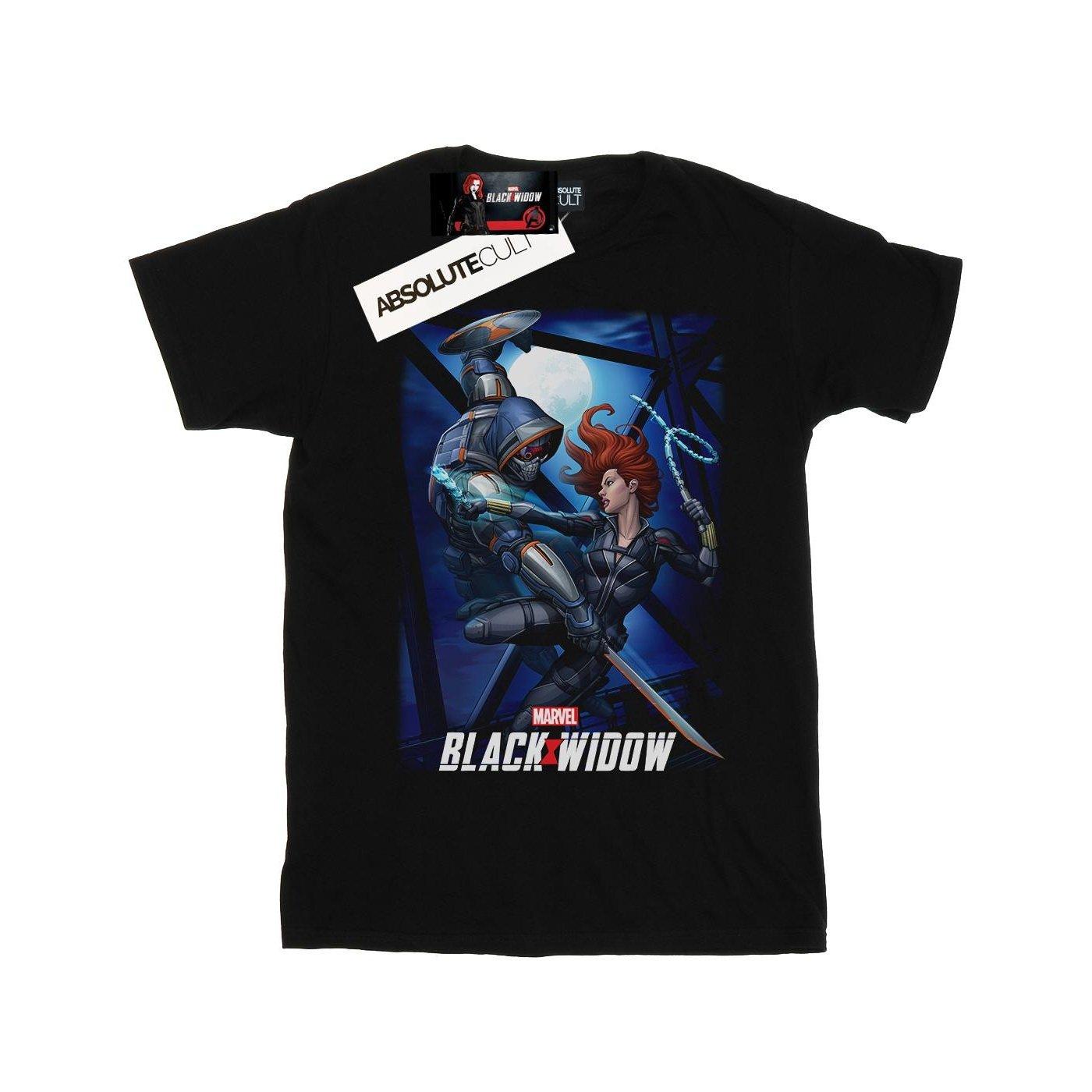 MARVEL Black Widow Bridge Battle T-Shirt