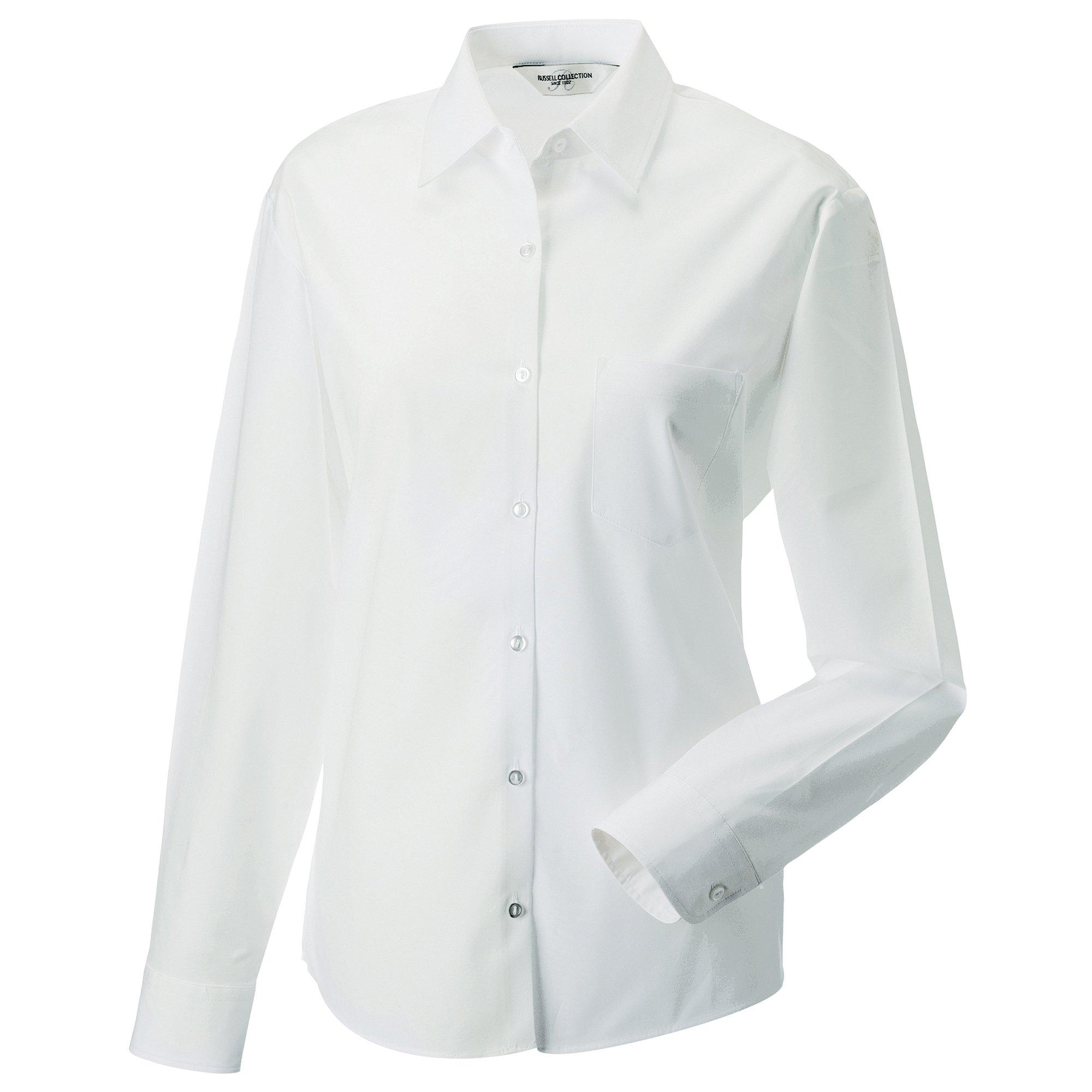 Russell Baumwoll Langarm Bluse