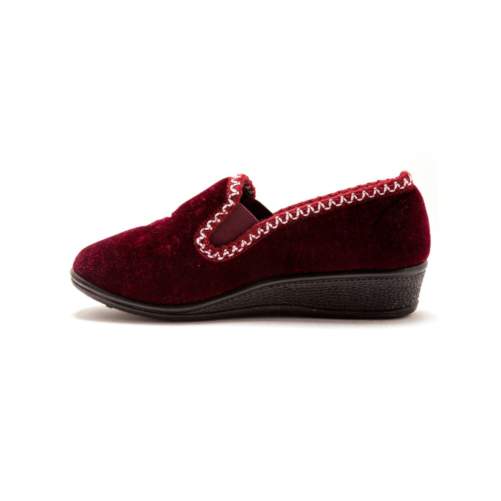 Pédiconfort damen-ballerinas aus samt (x2)