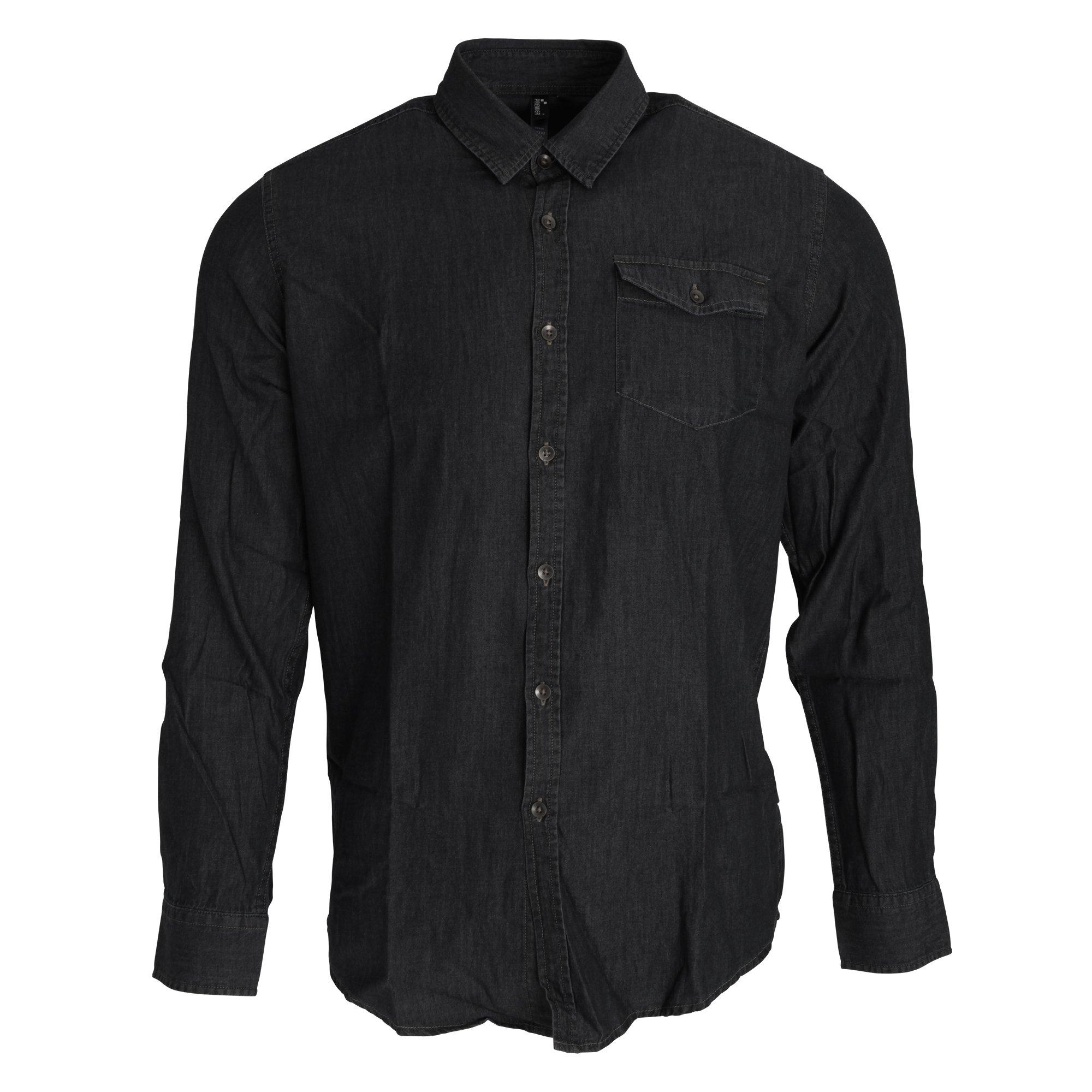 PREMIER Denim Langarm Hemd