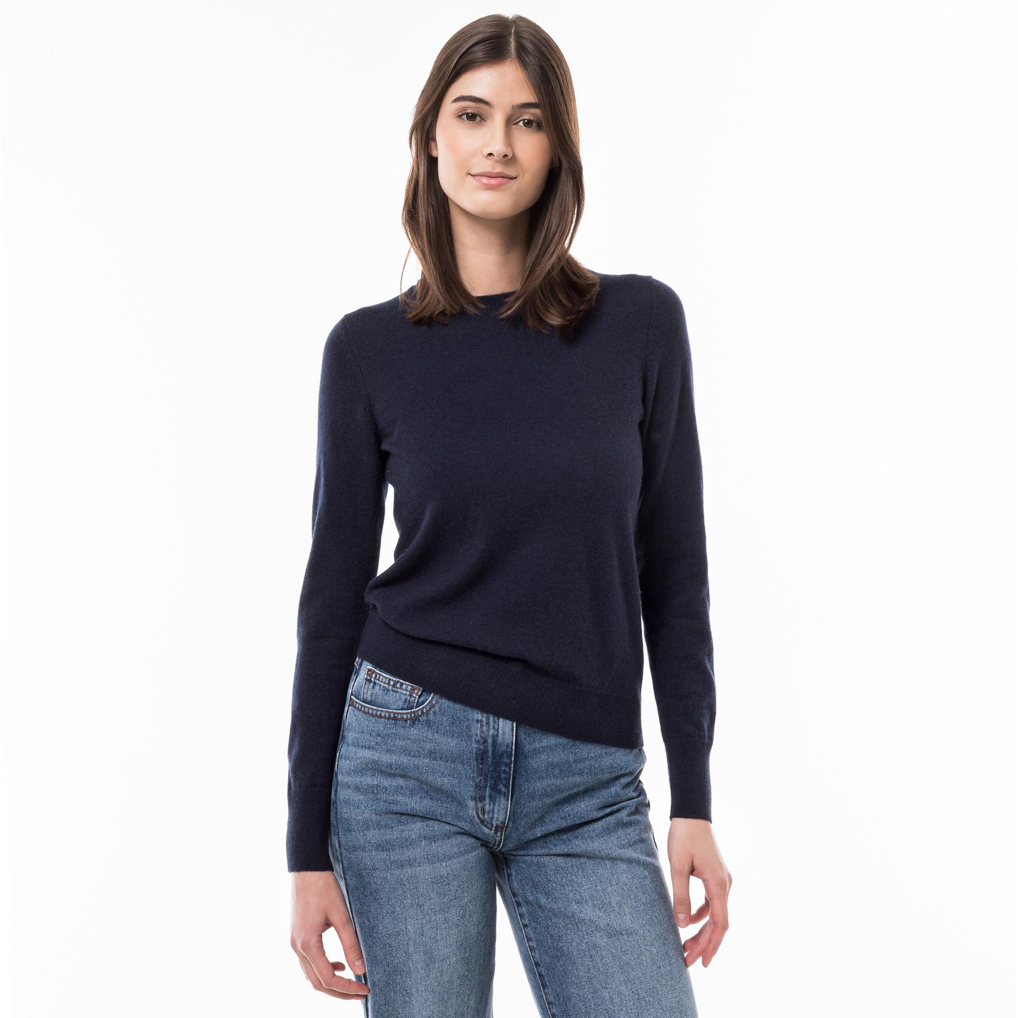 Manor Woman Bio-Cashmere Pullover, Rundhals