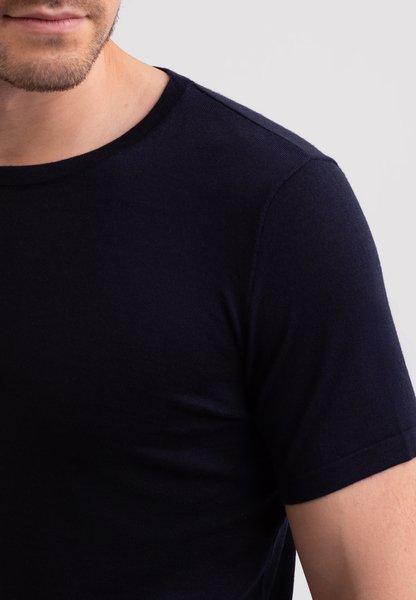 CASH-MERE.CH Rundhals Kurzarm T-Shirt