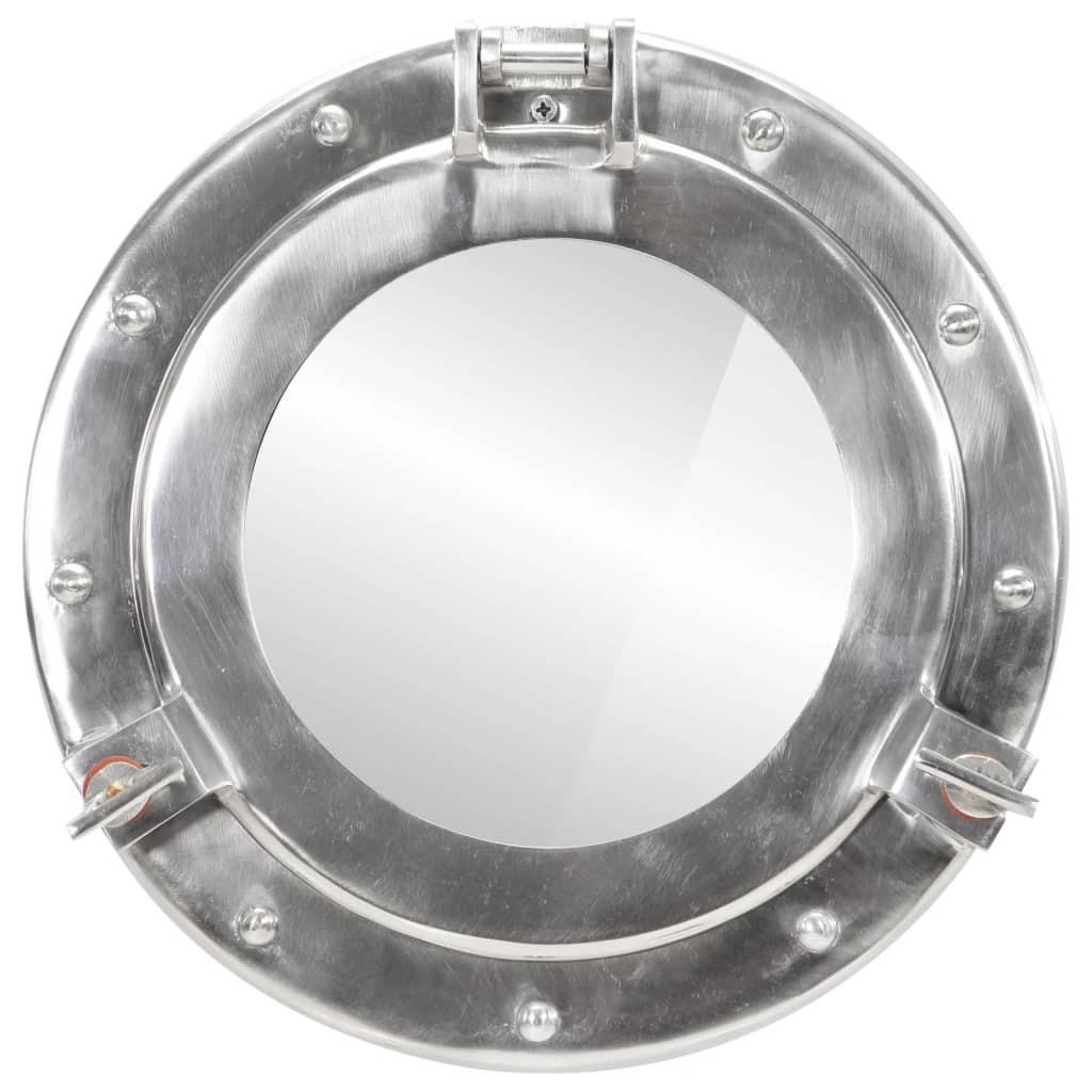 VidaXL Bullaugen spiegel aluminium