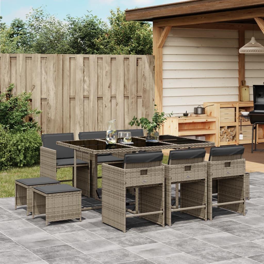 VidaXL Garten essgruppe poly-rattan
