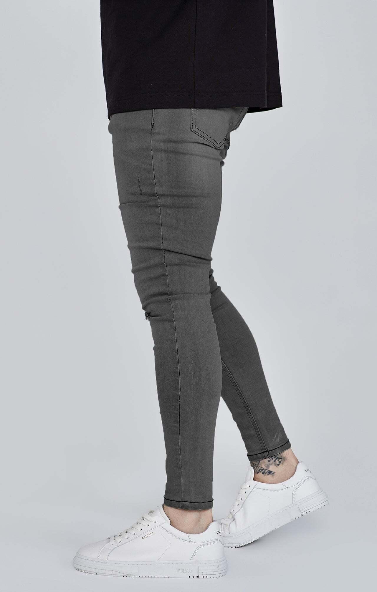 Sik Silk Distressed Skinny Fit Jeans