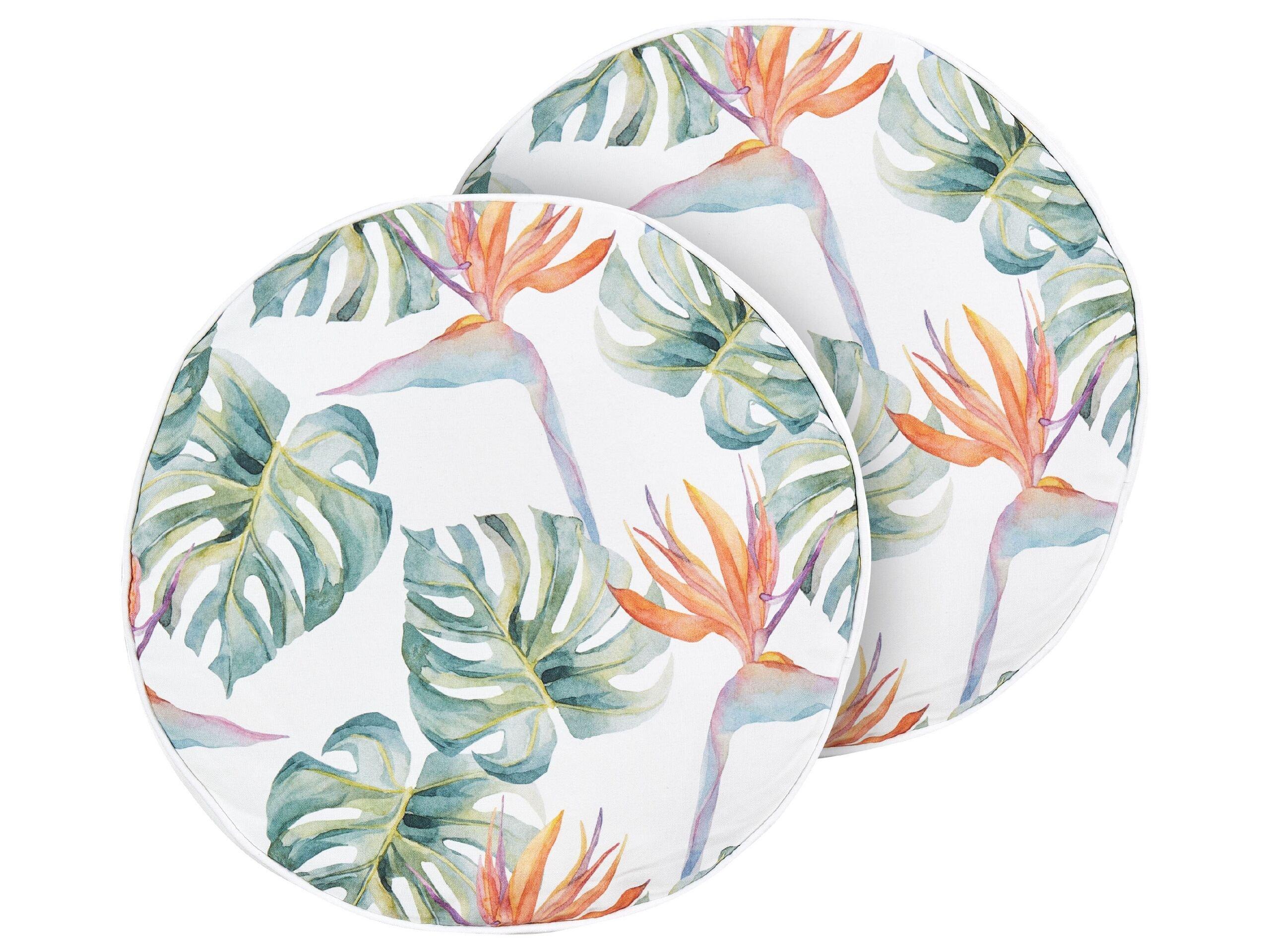 Beliani Gartenkissen 2er Set aus Polyester Modern TORRAZZO