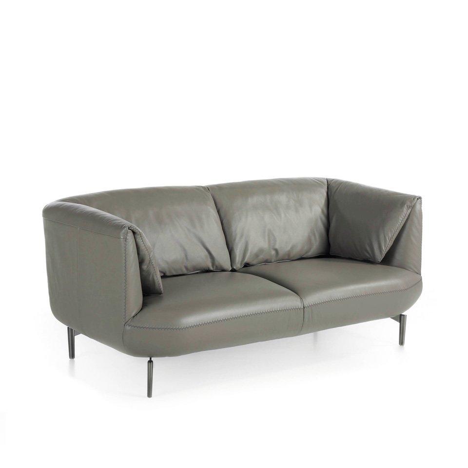 ANGEL CERDA 2-Sitzer-Sofa mit em Rindsleder