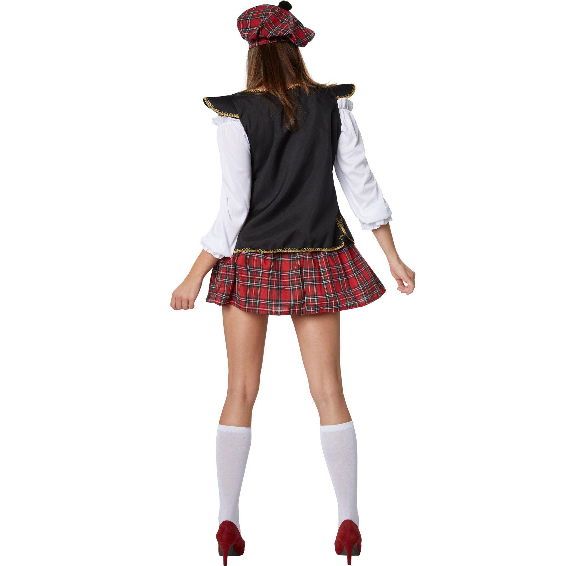 Tectake Frauenkostüm Schotten-Girl