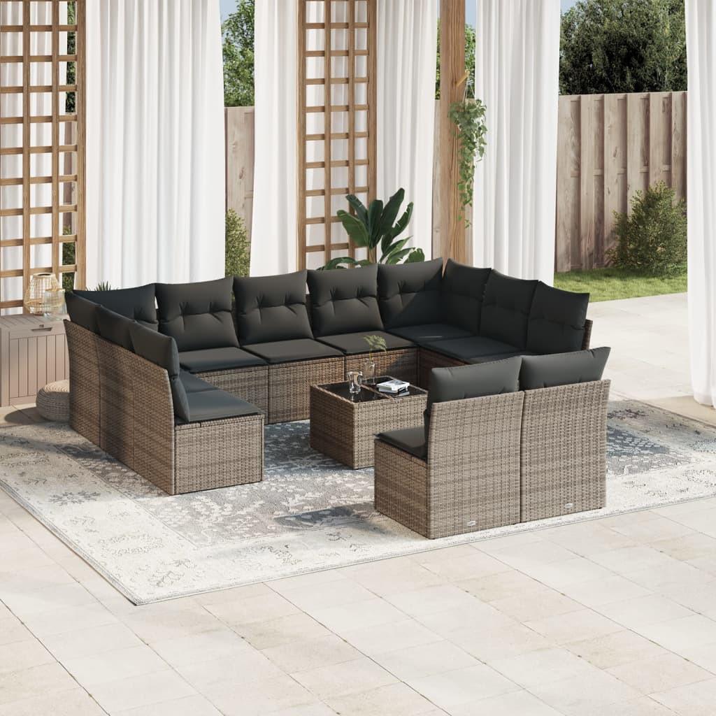 VidaXL Garten sofagarnitur poly-rattan