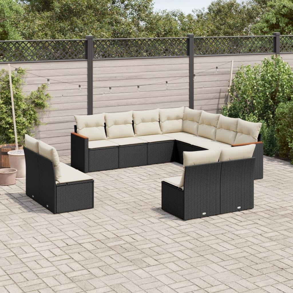 VidaXL Garten sofagarnitur poly-rattan