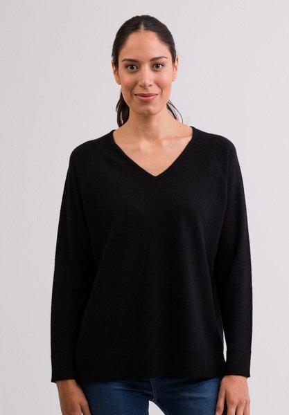 CASH-MERE.CH Pullover mit Seitenschlitzen