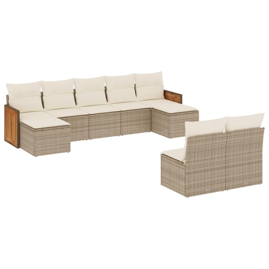 VidaXL Garten sofagarnitur poly-rattan