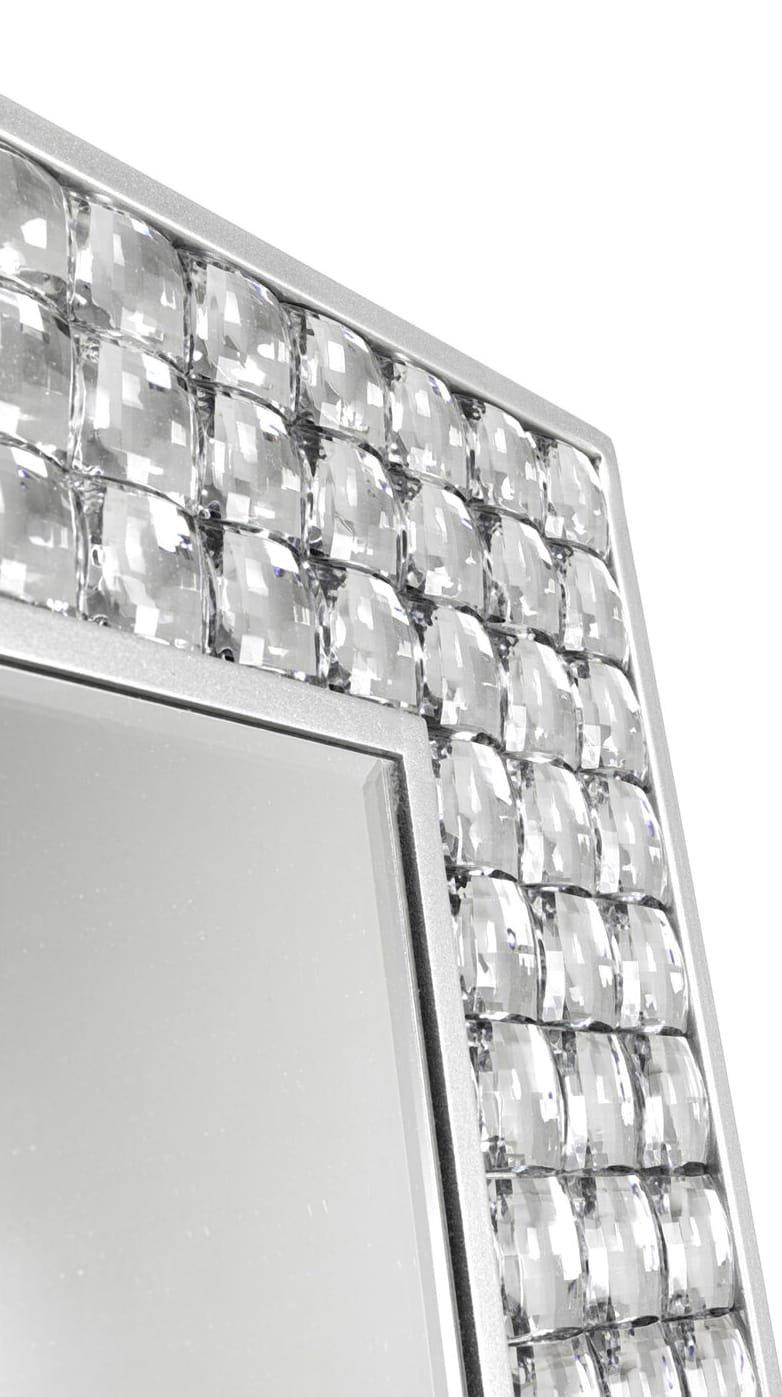 KARE Design Wandspiegel Crystals silber 80x180