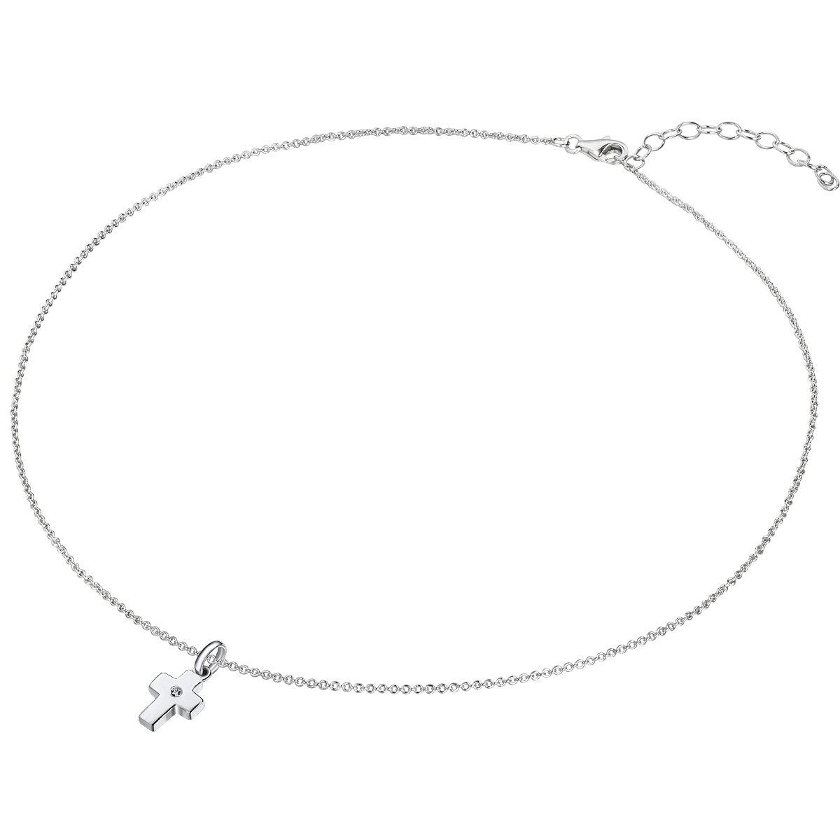 Lulu & Jane Diamant-Kette Kreuz