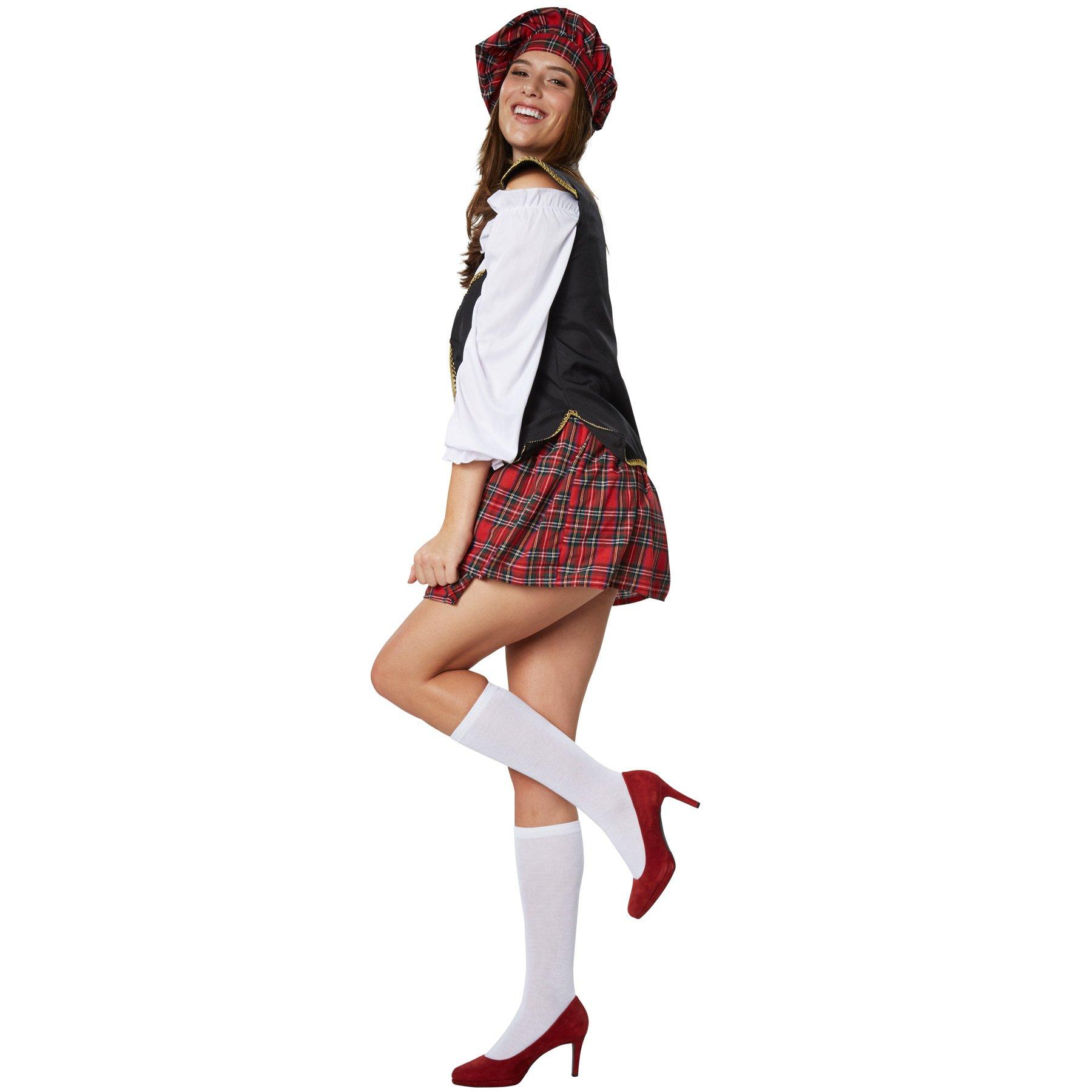 Tectake Frauenkostüm Schotten-Girl