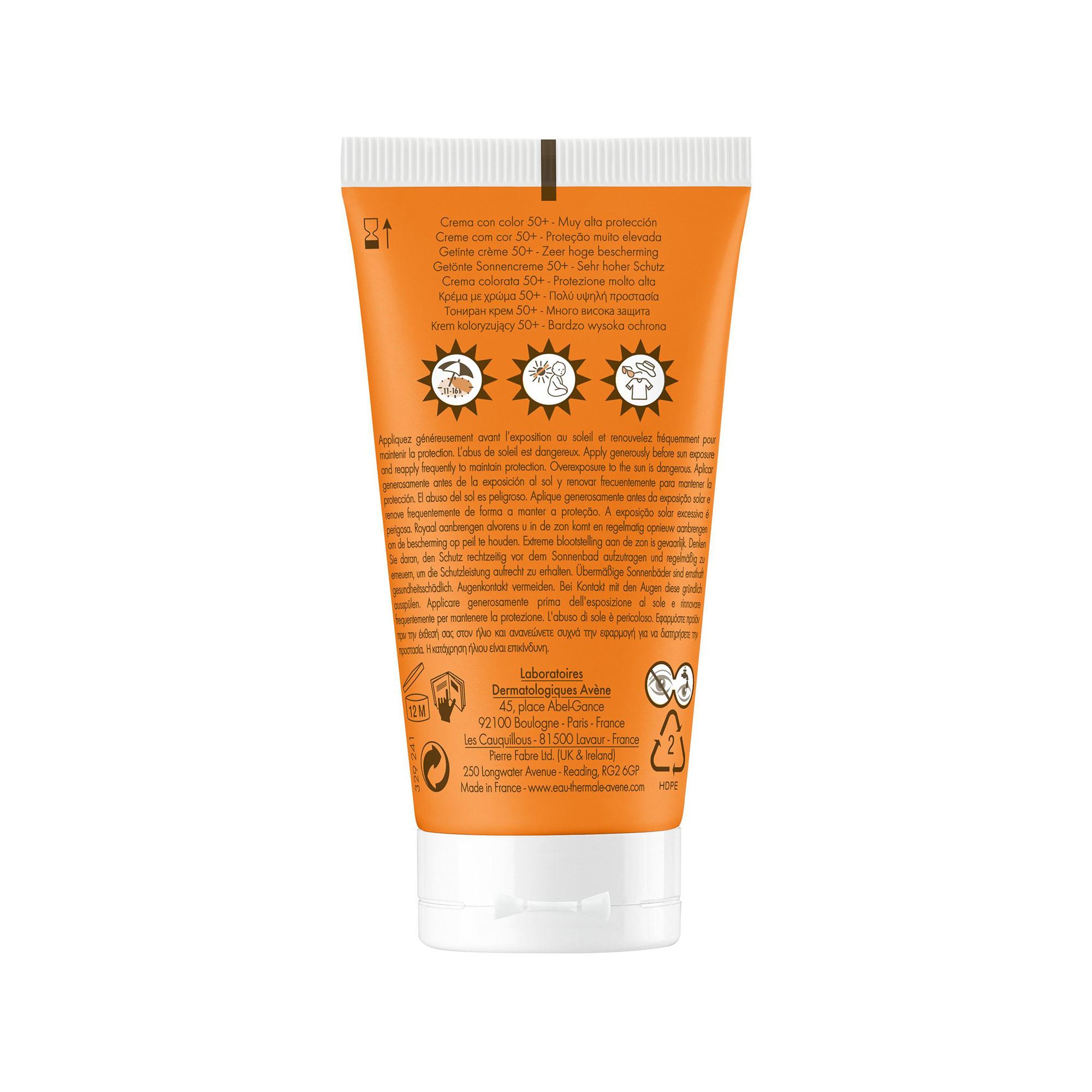 Avene Sonnenschutz Getönte Sonnencreme SPF 50+